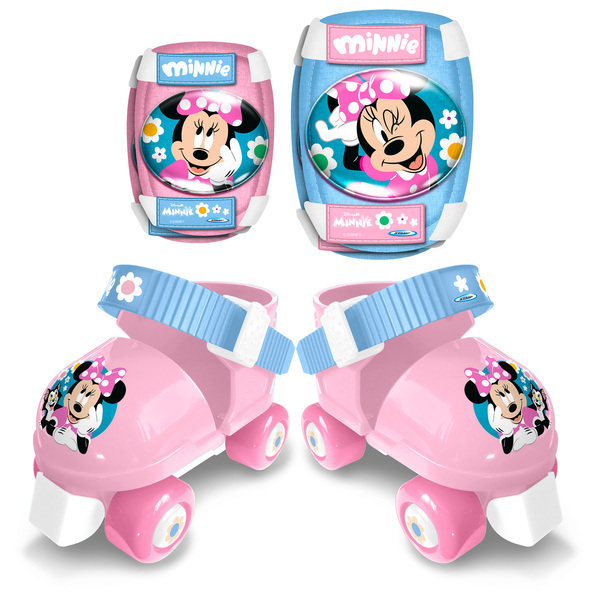 Patins à roulettes et protections Disney Minnie