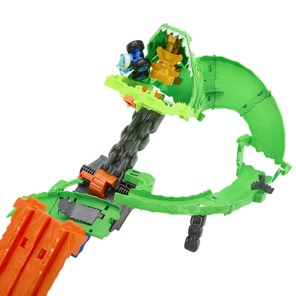 Coffret Piste Dragon Sharks vs Dinos Hot Wheels