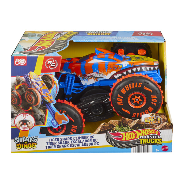 Véhicule Télécommandé 1/15 Tiger Shark Escaladeur Hot Wheels