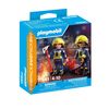 71885 - Playmobil - Duo Pompiers avec hache et extincteur