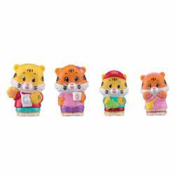 Klorofil Lot de 4 figurines - Famille Tigre