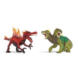 Schleich Eldrador Dinosaure de Feu contre Lézard de la Jungle
