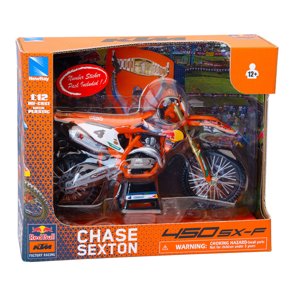 Moto KTM 450SX-F Red Bull 1/12eme