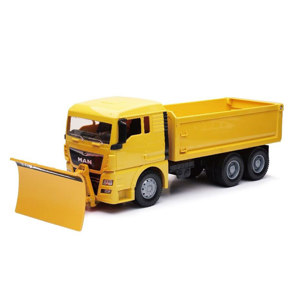 Camion MAN chasse- neige jaune