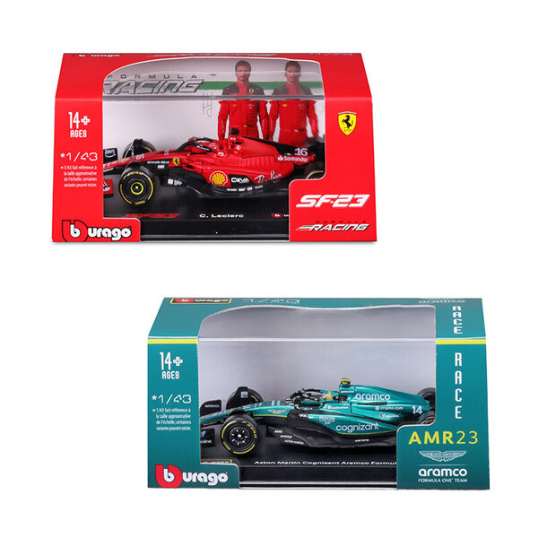 Véhicule F1 1/43 (modèle aléatoire)