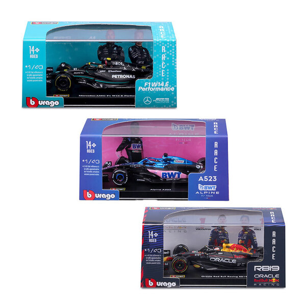 Véhicule F1 1/43 (modèle aléatoire)