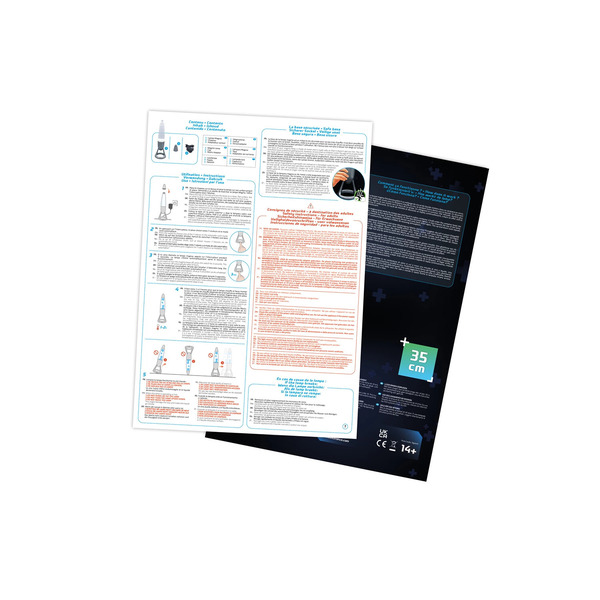 Lampe magma 35cm avec éclairage LED