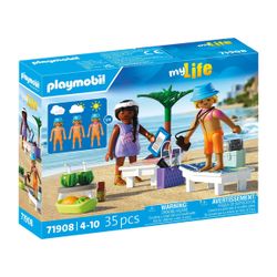 71908 - Playmobil  My Life - Couple vacanciers à la plage