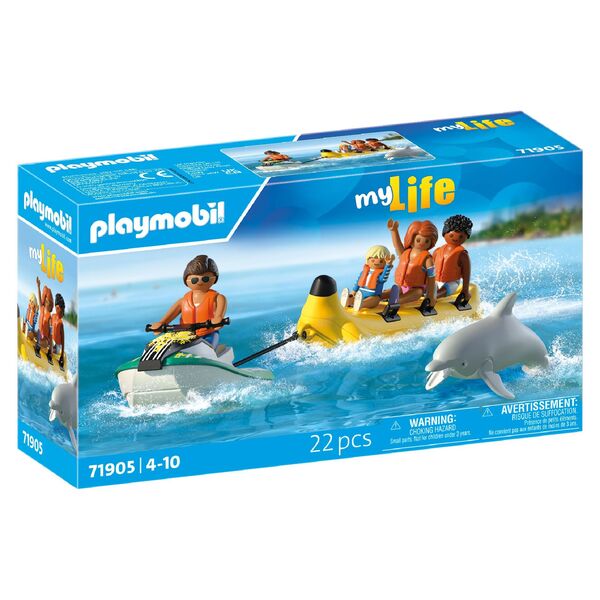 71905 - Playmobil My Life - Scooter des mers et banane tractée