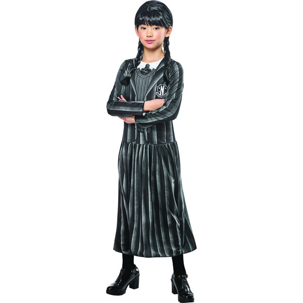 Déguisement classique uniforme Mercredi Addams 7-8 ans