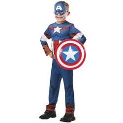 Déguisement Captain America et bouclier 7-8 ans