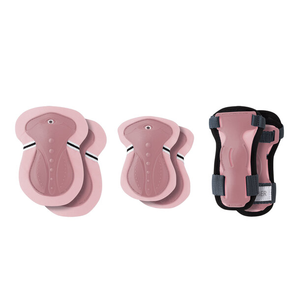 Set de 3 protections enfant XXS rose
