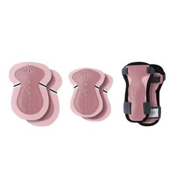 Set de 3 protections enfant XXS rose