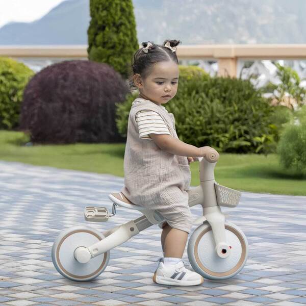 Tricycle 2 en 1 taupe