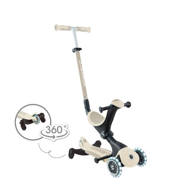 Trottinette Go-Up Deluxe Lights Eco 360 taupe