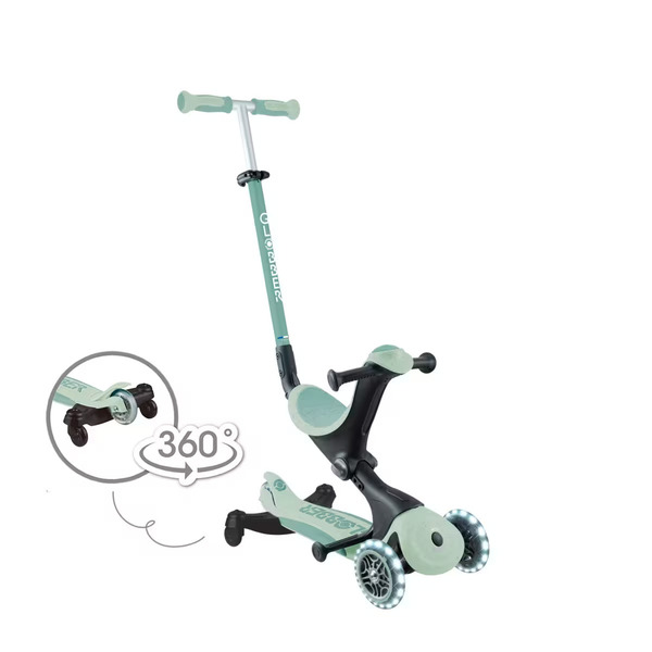 Trottinette Go-Up Deluxe Lights Eco 360 pistache