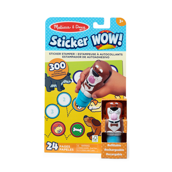 Pack de tampons d autocollants et bloc d activité sticker - Mélissa Doug