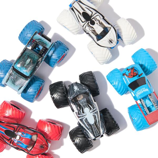 Pack de 5 véhicules Spider-Man 1:64 Monster Jam
