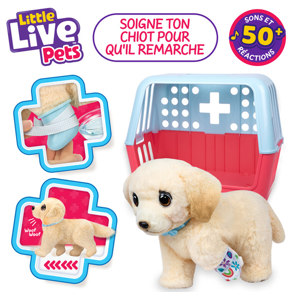 Chiot interactif Cooper Little Live Pets Ouchies