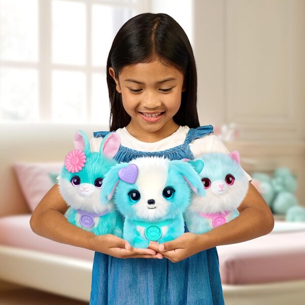 Peluche mystère Scruff a Luvs bleu