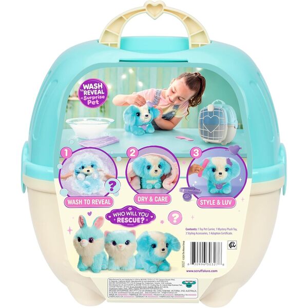 Peluche mystère Scruff a Luvs bleu