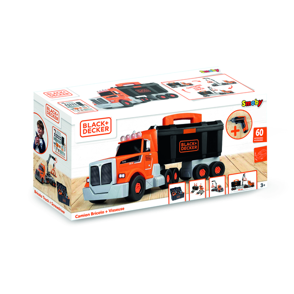 Camion Bricolo + Visseuse Black et Decker