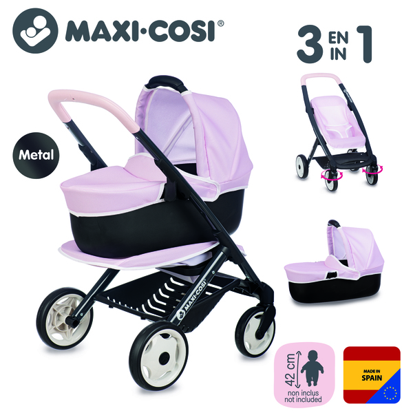 Combi Poussette + Landau Rose Maxi Cosi