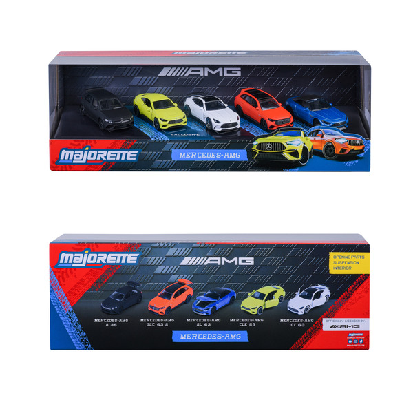 Giftpack 5 véhicules Mercedes AMG 1/64ème
