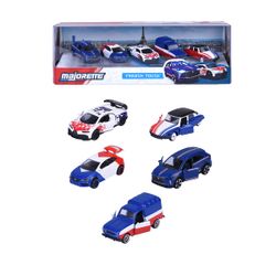 Coffret French Touch Bleu 5 véhicules Métal 1/64 - Majorette