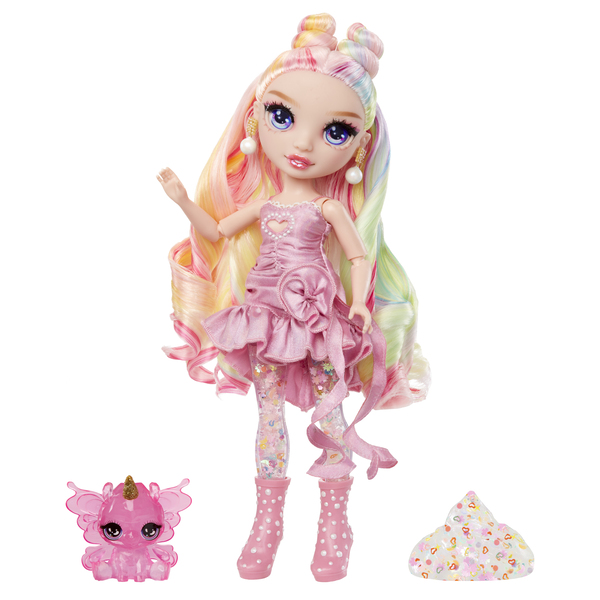 Poupée Rainbow High Bella Avec Slime Arc-en-Ciel - 28 Cm, Kit Slime & Lama Magique | Jouet Fille 4+