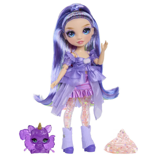 Poupée Rainbow High - Violet - Rainbow Shimmers avec slime