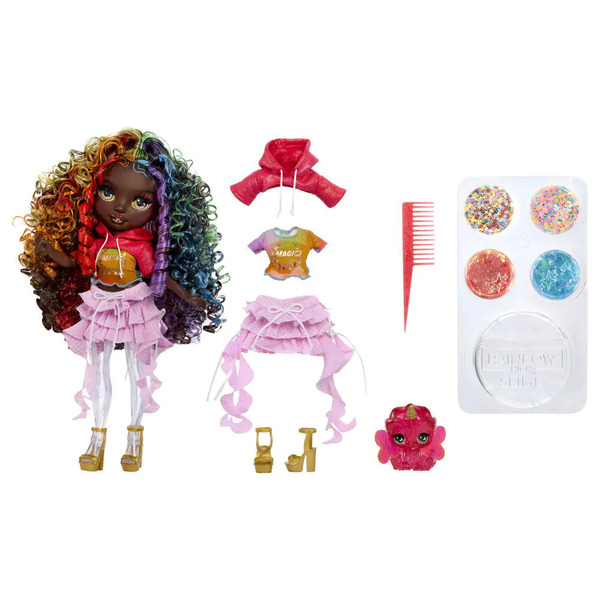 Poupée Rainbow High - Iris- Rainbow Shimmers avec slime