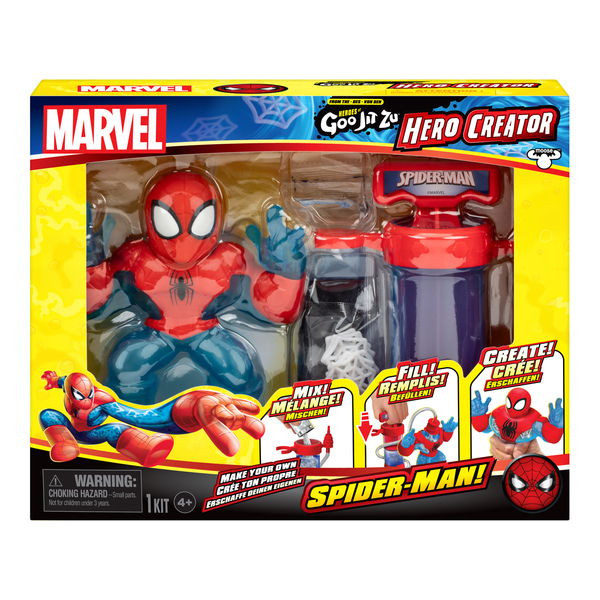 Figurine Goo Jit Zu Hero Creator Marvel - Spiderman