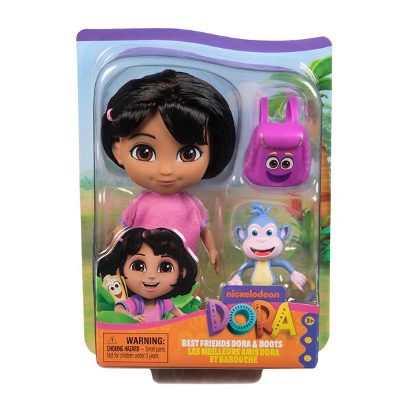 Pack Poupée Dora 15 cm et Figurine Babouche