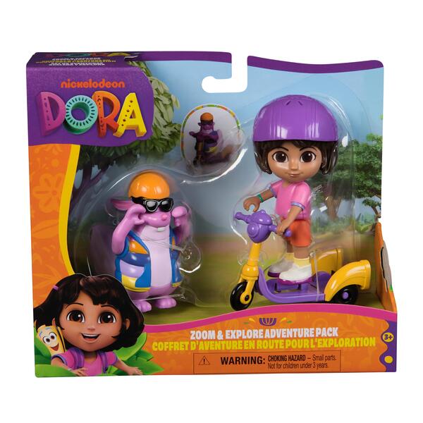 Pack Aventure En Route Pour l Exploration Figurine Dora et Tico