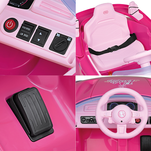 Voiture électrique Barbie radiocommandée