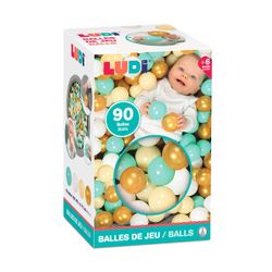 Lot de 90 balles de jeu