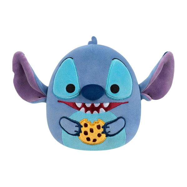 Peluche Squishmallows Stitch avec cookie - 25 cm