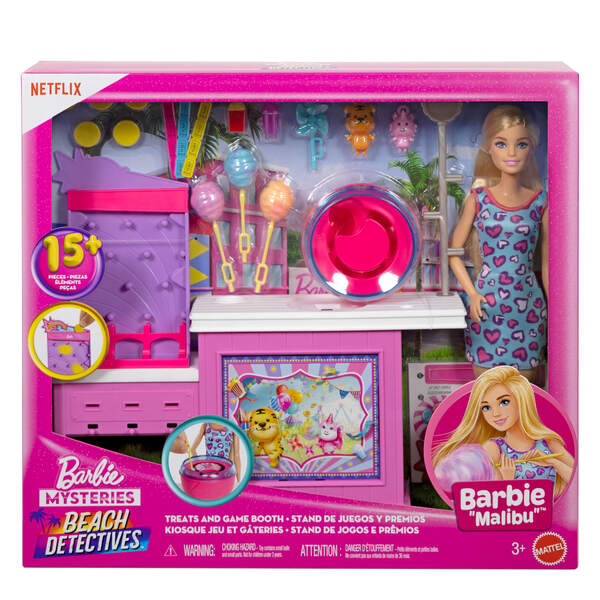 Barbie - Poupée et Le Stand De Barbe à Papa 