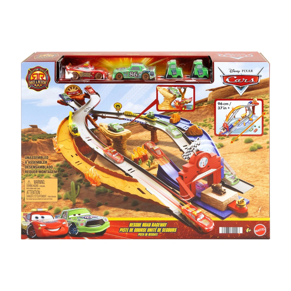 Disney Cars - Piste De Course Et Sauvetage Radiator Springs