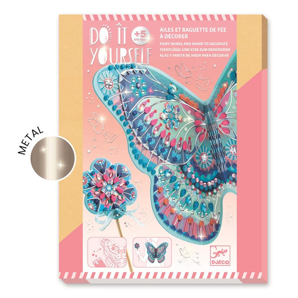 Ailes et baguette de fée à décorer – DIY Djeco