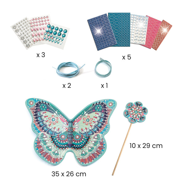 Ailes et baguette de fée à décorer – DIY Djeco