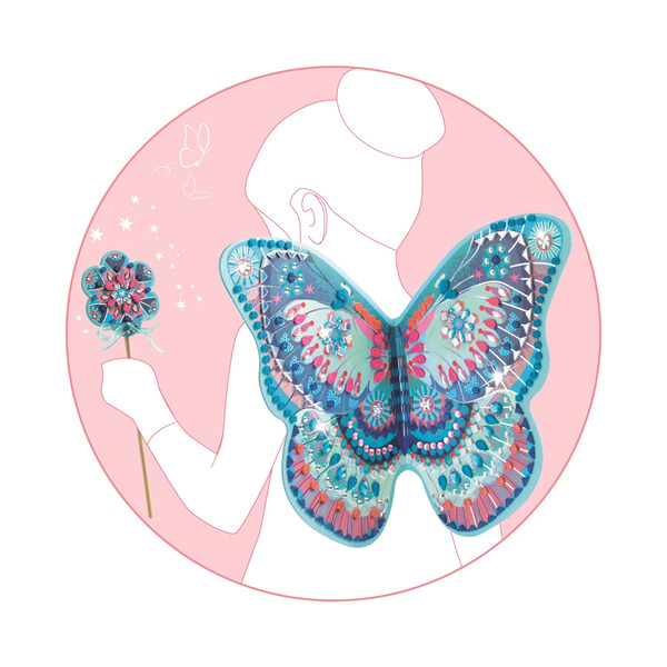 Ailes et baguette de fée à décorer – DIY Djeco