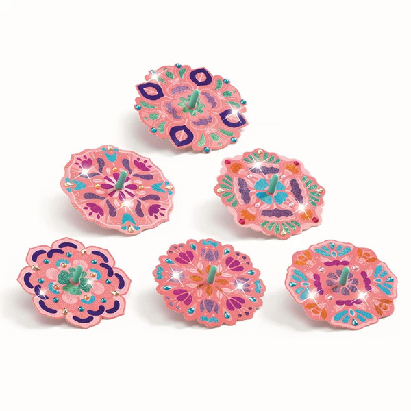 DIY Toupies Flower Power