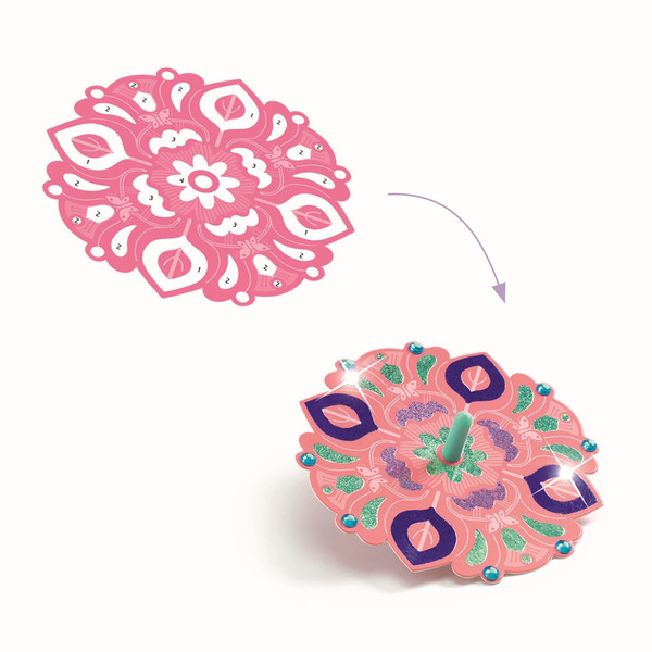 DIY Toupies Flower Power