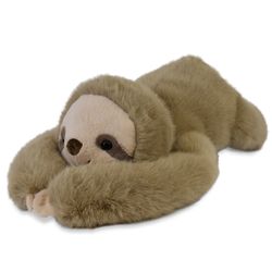 Podcoll - Peluche Paresseux marron lesté - 40 cm