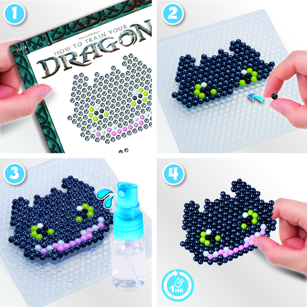 Aquabeads - 35124 - Kit porte clés Dragons