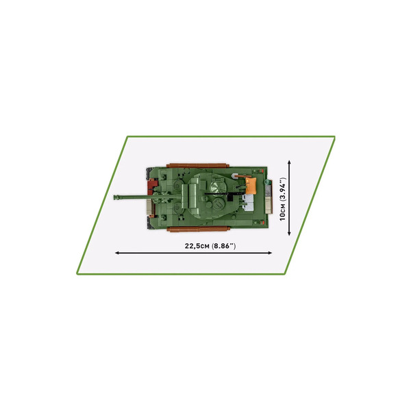 Set de construction Cobi - Sherman M4A2E8 (865 pièces)