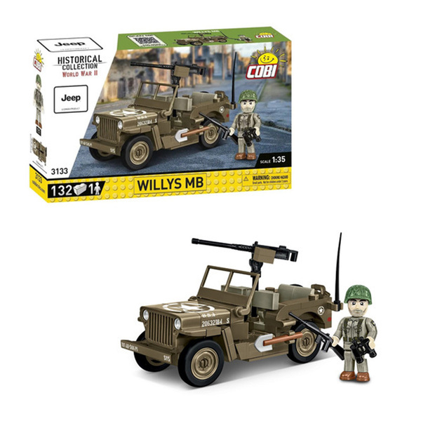 Set de construction Cobi - Jeep Willys (132 pièces)
