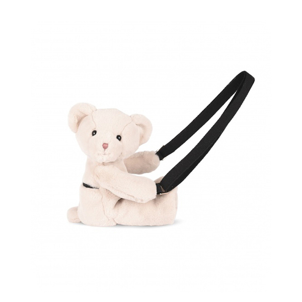  Ours en peluche ivoire - Sac bandouliere - 30 cm